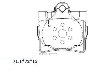 OEM BRAKE PAD KD7739