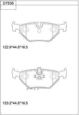 OEM BRAKE PAD KD7538