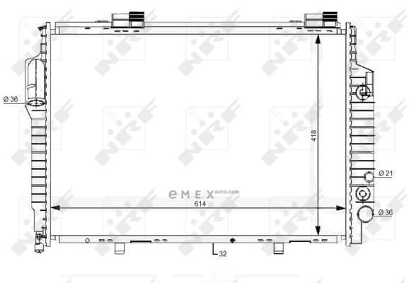 OEM RADIATOR ASSY, A/C 59111