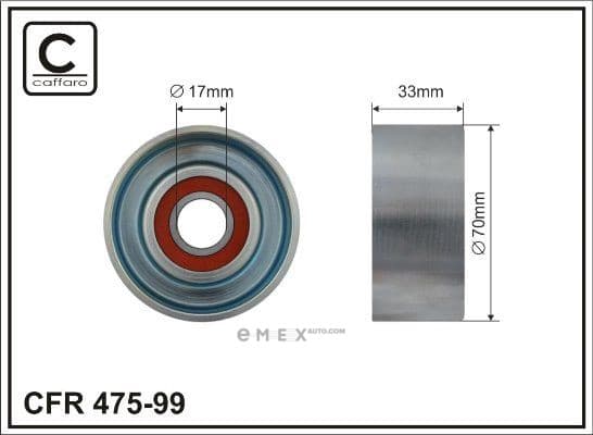 OEM PULLEY ROLLER ASSY 47599