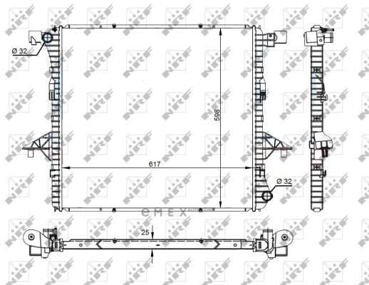 OEM RADIATOR ASSY, HEATER 59145