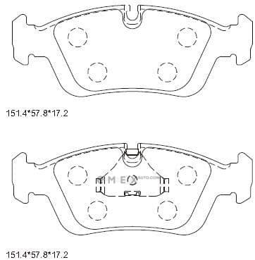 OEM PAD KIT, DISC BRAKE KD7774