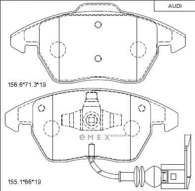 OEM BRAKE PAD KD7791