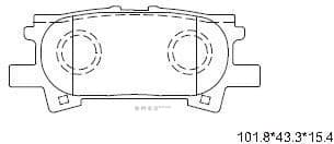 OEM PAD KIT, DISC BRAKE KD2783