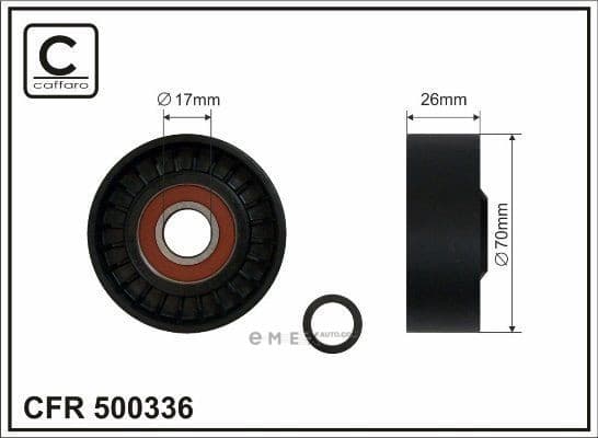 OEM TENSIONER ASSY, PULLEY 500336