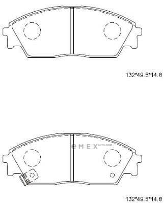 OEM BRAKE PAD KD1791