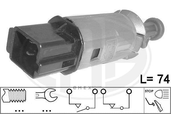 OEM SWITCH ASSY, STOP LAMP 330948