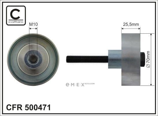 OEM PULLEY ROLLER ASSY 500471