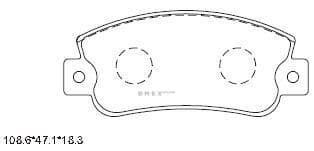 OEM BRAKE PAD KD7788