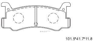 OEM BRAKE PAD KD3753