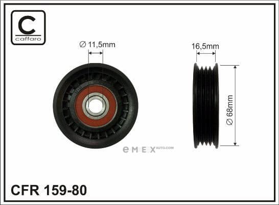 OEM PULLEY ROLLER ASSY 15980