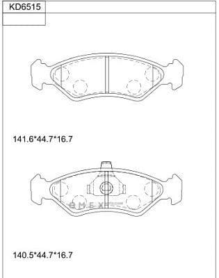 OEM BRAKE PAD KD6515