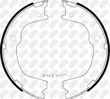 OEM SHOE KIT, DRUM BRAKE FN0664