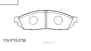 OEM BRAKE PAD KD3767