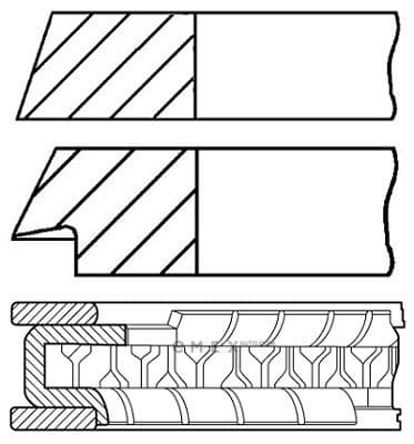 OEM RING SET, PISTON 0810120000