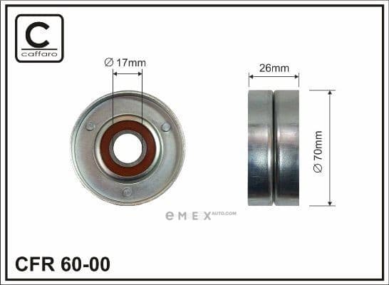 OEM TENSIONER ASSY, PULLEY 6000