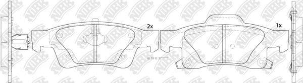 OEM PAD KIT, DISC BRAKE PN0834S