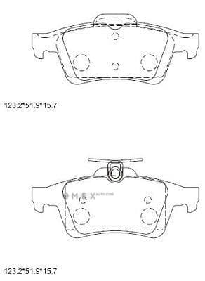 OEM BRAKE PAD KD6708