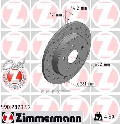 OEM BRAKE ROTOR 590282952