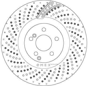 OEM BRAKE ROTOR DF6873S