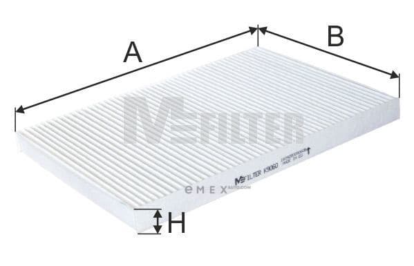 OEM FILTER ASSY, CABIN AIR K9060