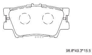 OEM PAD KIT, DISC BRAKE KD2772