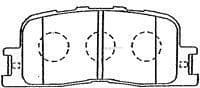 OEM PAD KIT, DISC BRAKE A2N104