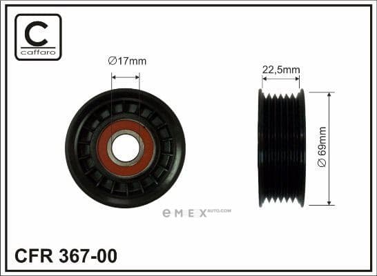 OEM TENSIONER ASSY, PULLEY 36700