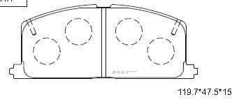 OEM BRAKE PAD KD2776