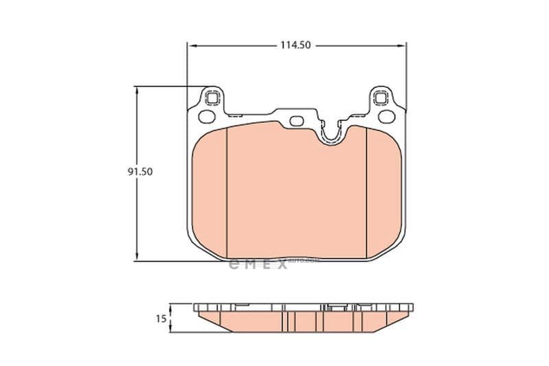 OEM PAD KIT, DISC BRAKE GDB2137