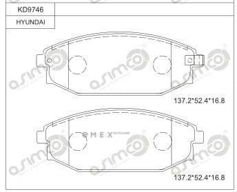 OEM BRAKE PAD KD9746