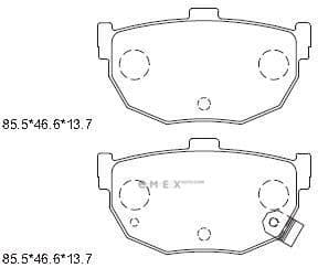 OEM BRAKE PAD KD1712