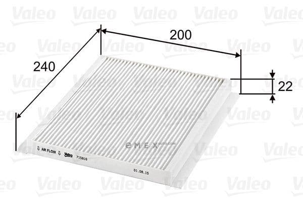 OEM FILTER ASSY, CABIN AIR 715816