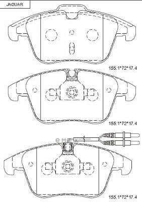 OEM BRAKE PAD KD7575