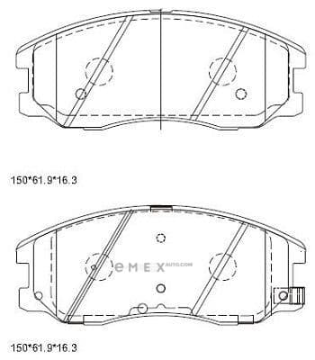 OEM BRAKE PAD KD6212