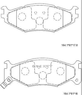 OEM BRAKE PAD KD6301