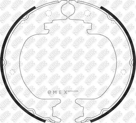 OEM SHOE KIT, DRUM BRAKE FN0649