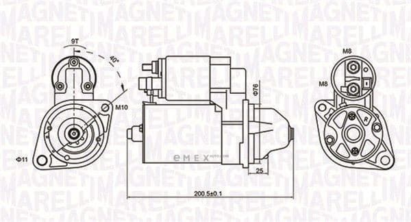 OEM STARTER ASSY 063721412010