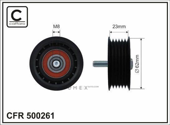 OEM TENSIONER ASSY, PULLEY 500261