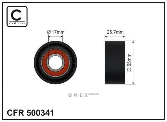 OEM TENSIONER ASSY, PULLEY 500341