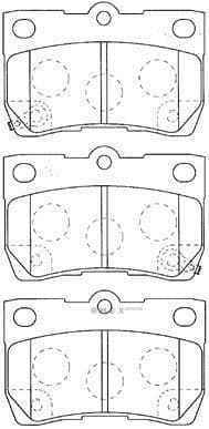 OEM PAD KIT, DISC BRAKE A2N118