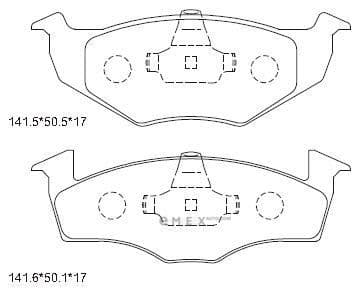 OEM BRAKE PAD KD7753