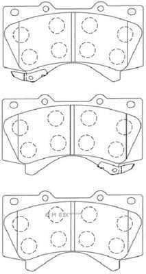 OEM PAD KIT, DISC BRAKE A1N156