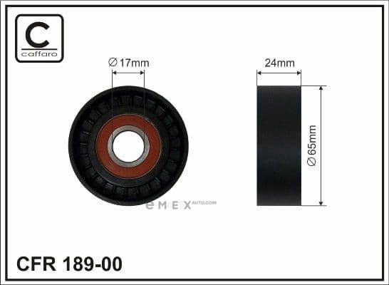 OEM TENSIONER ASSY, PULLEY 18900