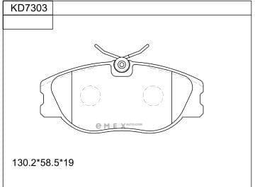 OEM BRAKE PAD KD7303