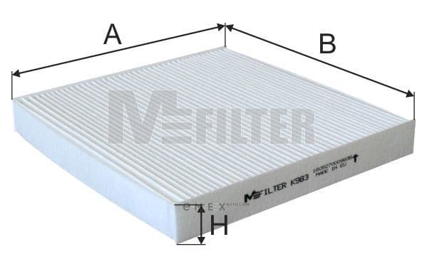 OEM FILTER ASSY, CABIN AIR K983