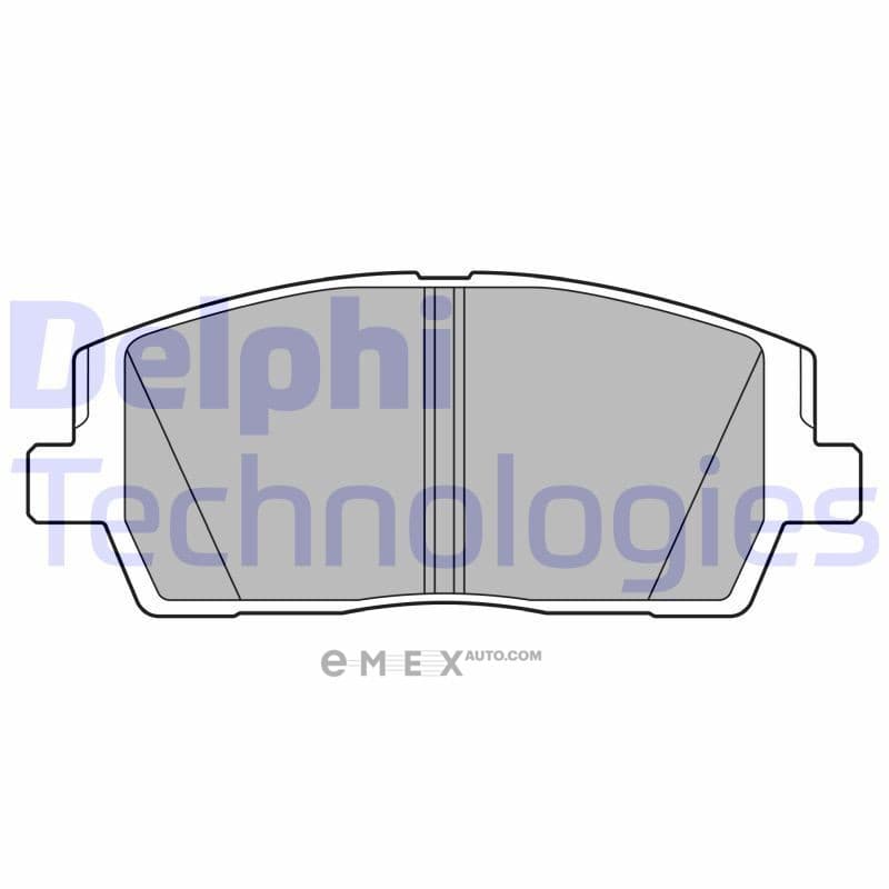 OEM PAD KIT, DISC BRAKE LP3552