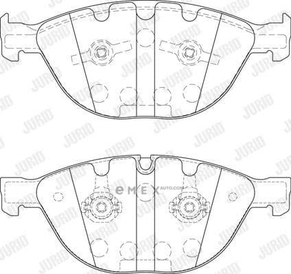 OEM PAD KIT, DISC BRAKE 573150JC