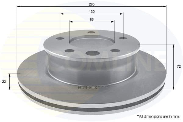 OEM Brake disc ADC1664V