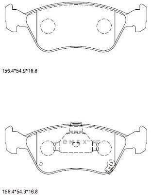 OEM BRAKE PAD KD2797